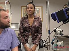 Miss Mars spreads screaming patient's big tits ass in latex nurse fetish