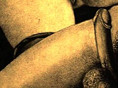 Vintage erotic drawings of hairy antique retro scenes tease your fantasies.