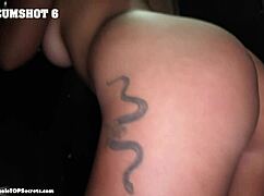 fuck me gia you're back for a third time at the gloryhole swallowing cum