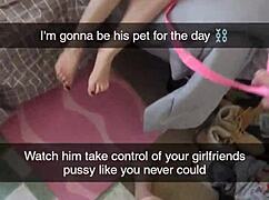 Richelle Rose Cheating GF Snapchat Pet Cumslut Bent Over Huge Cock Creampie Humiliation