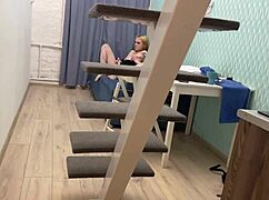 First time pounding cute blonde college chick doggystyle cowgirl rough orgasm!