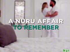 petite blonde melody marks massages seth gamble with her huge natural tits in nuru gel