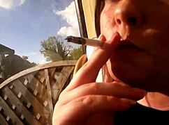 oh mistress tina snua your sexy bbw body smokes that cork cig with double inhales and nose exhales