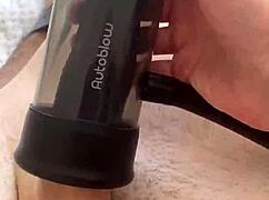 imagine this cock milking machine vacugliding your tied up shaft to explosive tease