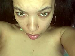 tiny 18yo mixed slut fingers her wet pussy for you