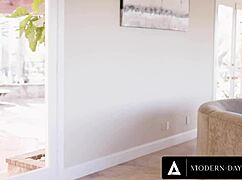 Sabina Rouge jumps into a hot threesome with cheating GF Bella Rolland and her lover, damn!