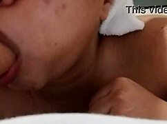 Chubby Filipina Busty Amateur Dares Licking Sucking Huge Dildo Adventure!