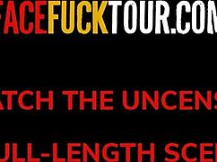 hey girls team up on that monster cock deepthroat sloppy cum swap 😍💦