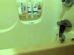 Feel that pregnant belly quiver under steamy shower massage hands?