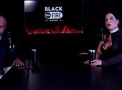 Massage starts innocent but Pri Melancia ends up sucking sitting riding on sheer red with cuckold hubby watching