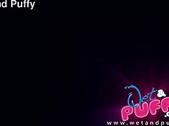 Tanned Beauty Fingers Gaping Pussy Lips to Orgasm with Toys