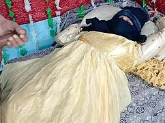 Desi Bride In Yellow Dress Takes Indian Big Cock Hard