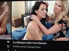 mmm natasha nice and karen fisher oil their stacked curves for wild lesbian fingering