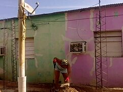 neighbor cant resist my huge ass in short dress flashing ebony curves homemade