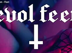 small feet lead to tickling lesbian submission play