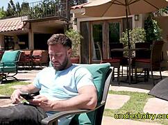 Sensual Bushy Teen's Huge Natural Boobs Bounce as Seth Gamble Pounds Lilly Bell Hard!