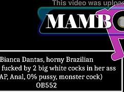 Bianca Dantas Horny Brazilian Nymph Fucked By Two Big White Cocks Dap Anal Atm