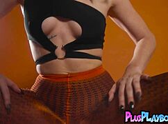 this big ass all natural teen model babe in lingerie poses hot exposing pierced nipples small tits and stunning naked body for softcore tease