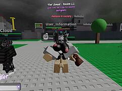 having fun dominating two girls roblox??