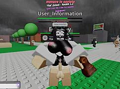 having fun dominating two girls roblox??