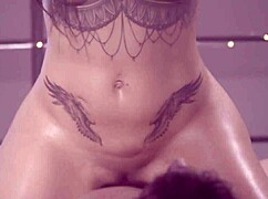 she books a masseuse and ends up oiled, fucked, creampied hard