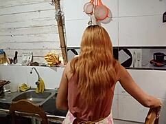 ayy i was cooking lonely waiting for hubby but he ate my pussy instead and i fed him my horny body ughh