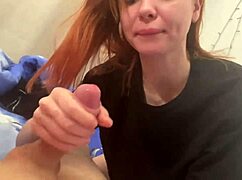 wild redhead teen pounds cock like pro