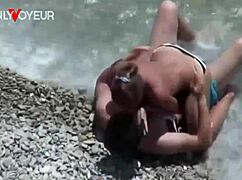 wanna see this beach couple's quick public fuck crashing through ocean waves?