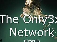 damn kira queen's deep blowjob with big tits swallows cum in 11m bathroom quickfap session