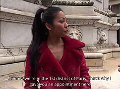 Stunning asian poopea pons big tits double penetrated at swingers club!