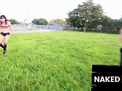 imagine this college soccer star with her big ass bent over taking monster cock outdoors before porn