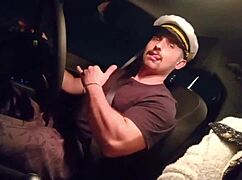 Friday car anal ride brazilian trans cum on ass captain cock