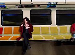 Amateur Wife Handjobs Stranger Train Husband Films Cuckold Action