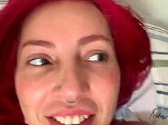 Stepson shaves milf smooth then she rides him wildly