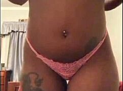 Sexy ebony milf teases your thick black cock preview