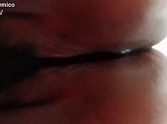 my curvy chubby wife shows fat ass in thong up close. homemade voyeur fun