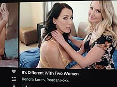 girl on girl massage turns into wild scissoring and 69 bliss