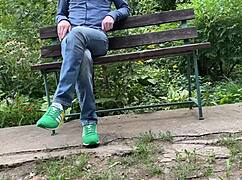 Excited Watching Mature Milf Piss Legs Spread Wide Outdoor