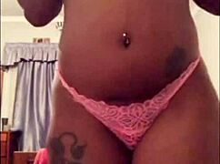 Sexy ebony milf teases your thick black cock preview