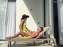 Skinny Asian Cowgirl Rides Muscular Cock To Orgasm