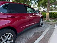 amateur compilation of public car dressing and outdoor flashing