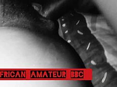 ebony couple goes wild fucking massive bbc with rough orgasms squirting and homemade heat