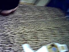 Pornstar gives hot blowjob after full nelson wrestling hold challenge in man vs woman shoot