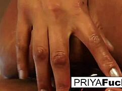 Hot Priya Teases Her Sexy Wet Hole Then Pleases It Hard!