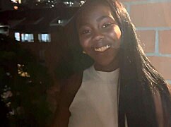 WOW black babe's tight amateur asshole gets stretched wide by bbc before interracial anal creampie fills her up!?