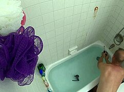 wanna see this skinny asian teen gag on cock by the pool?