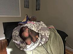 ceo can't resist tickling and licking secretary's wrinkled nylon toes full flick