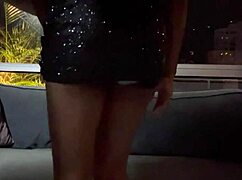 WOW black babe's tight amateur asshole gets stretched wide by bbc before interracial anal creampie fills her up!?