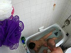 wanna see this skinny asian teen gag on cock by the pool?