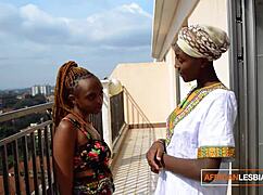 big ass ebony lesbians oil up lick sloppy pussies and squirt